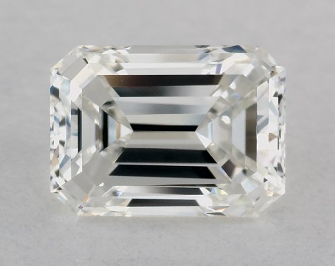GIA 1.00 Carat H-VS1 Very Good Cut Emerald Diamond