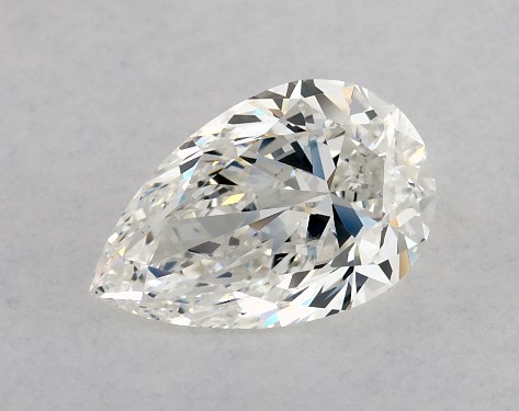 GIA 1.00 Carat H-VS2 Ideal Cut Pear Diamond
