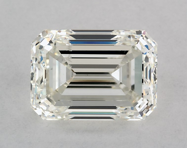 2.51 carat emerald diamond, H SI1