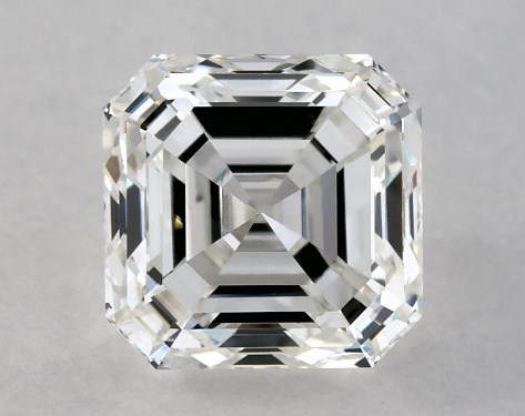 GIA 1.00 Carat H-VS1 Very Good Cut Asscher Diamond