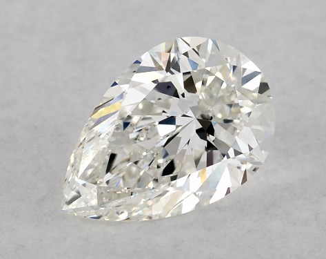 GIA 1.00 Carat H-VS2 Ideal Cut Pear Diamond