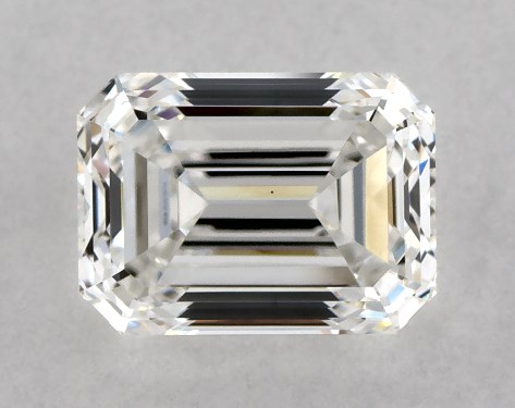 GIA 1.00 Carat G-VS1 Very Good Cut Emerald Diamond