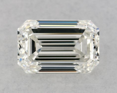 GIA 1.00 Carat H-IF Very Good Cut Emerald Diamond