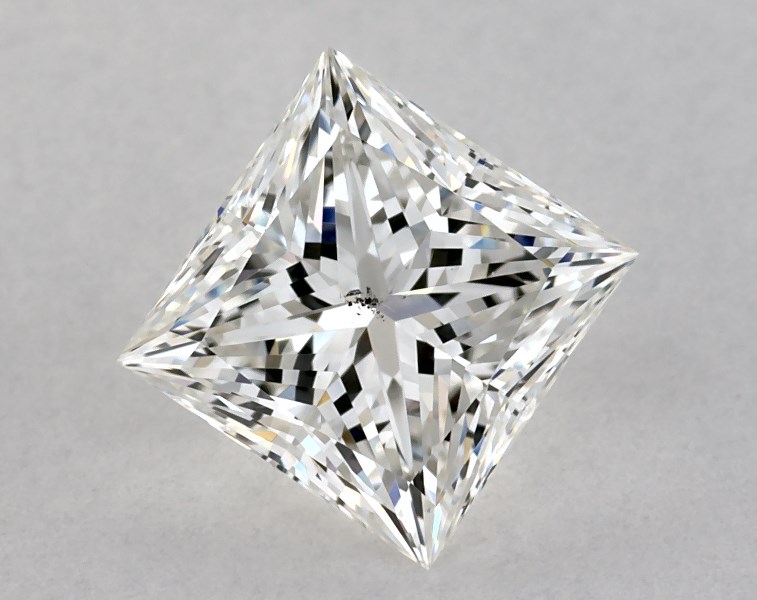 1.22 carat princess diamond, G SI1