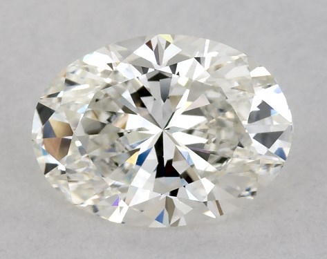 GIA 1.00 Carat H-VS1 Very Good Cut Oval Diamond
