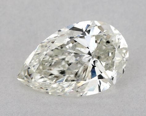 GIA 1.70 Carat J-SI2 Ideal Cut Pear Diamond