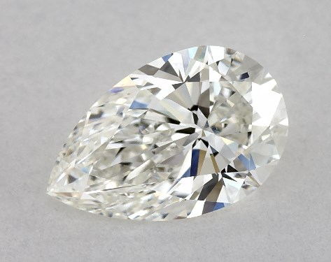 GIA 0.77 Carat H-VS1 Ideal Cut Pear Diamond