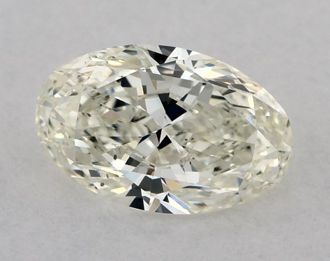 GIA 0.50 Carat K-SI2 Ideal Cut Oval Diamond