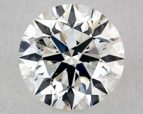 GIA 0.80 Carat H-SI1 Excellent Cut Round Diamond