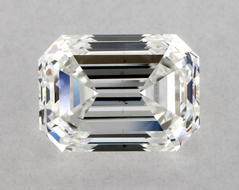 GIA 1.02 Carat H-VS2 Very Good Cut Emerald Diamond