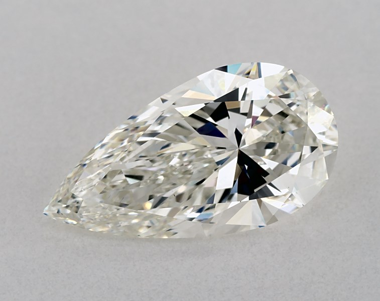 3.58 carat pear diamond, H VS1