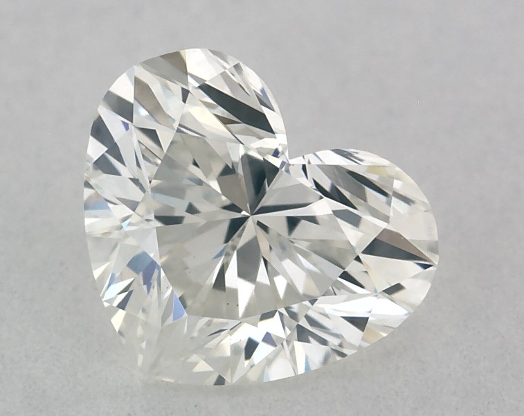 0.71 carat heart diamond, I SI1