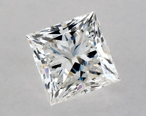 GIA 1.00 Carat G-VS2 Ideal Cut Princess Diamond
