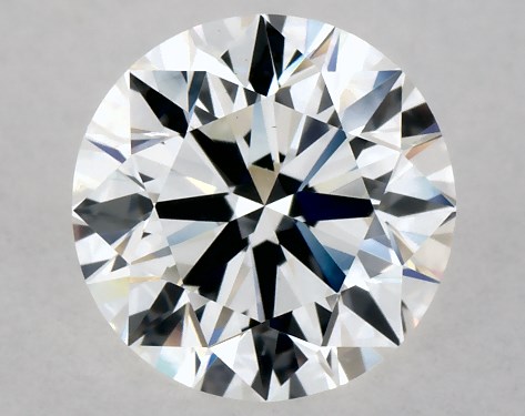 GIA 1.00 Carat H-VS2 Excellent Cut Round Diamond