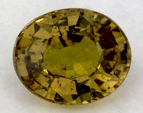 2.02 Carat Oval Natural Green Sapphire