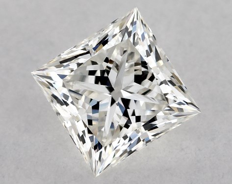 GIA 0.51 Carat G-VS2 Ideal Cut Princess Diamond