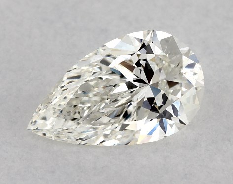 GIA 0.50 Carat I-IF Ideal Cut Pear Diamond