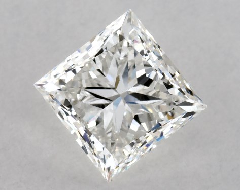 GIA 1.00 Carat H-VVS2 Ideal Cut Princess Diamond