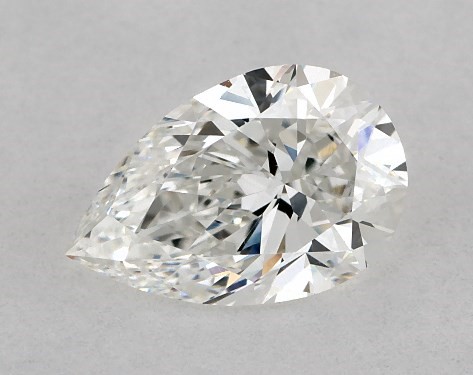 GIA 1.00 Carat G-VS2 Very Good Cut Pear Diamond