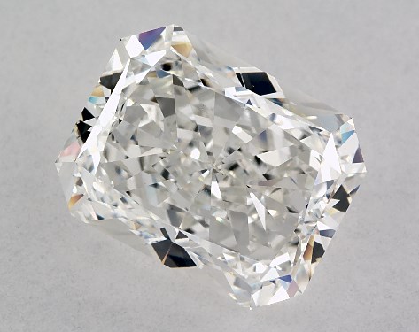 GIA 4.01 Carat H-VS2 Ideal Cut Radiant Diamond