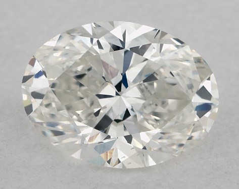 GIA 1.00 Carat H-VS2 Very Good Cut Oval Diamond