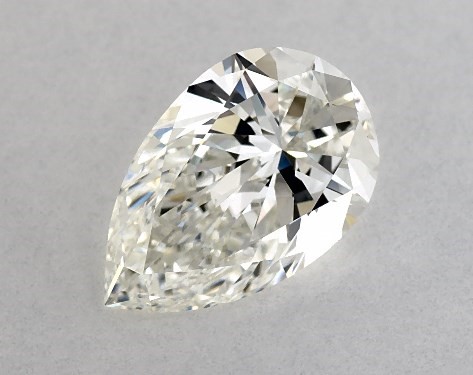 GIA 1.00 Carat H-VS2 Ideal Cut Pear Diamond