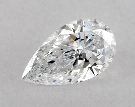GIA 0.40 Carat D-VVS1 Very Good Cut Pear Diamond