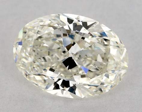 GIA 1.50 Carat K-SI2 Ideal Cut Oval Diamond