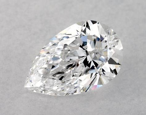 GIA 1.01 Carat D-VS2 Ideal Cut Pear Diamond