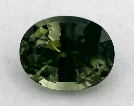 2.14 Carat Oval Natural Green Sapphire