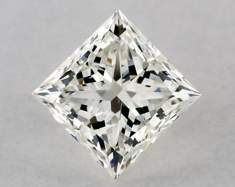 GIA 0.50 Carat K-SI1 Very Good Cut Princess Diamond