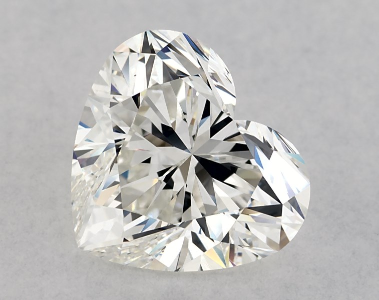 2.55 carat heart diamond, I VS2