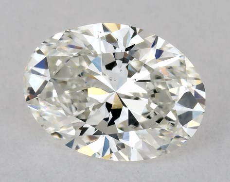GIA 1.00 Carat H-VS2 Ideal Cut Oval Diamond