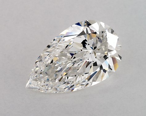 GIA 3.03 Carat G-VVS1 Ideal Cut Pear Diamond
