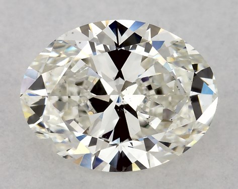 GIA 1.00 Carat H-VS2 Very Good Cut Oval Diamond
