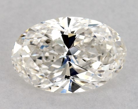 GIA 1.00 Carat H-VS1 Very Good Cut Oval Diamond