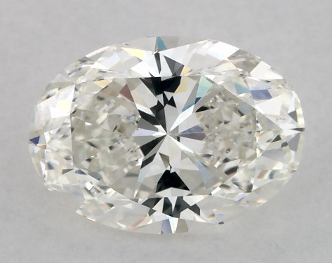 GIA 1.00 Carat H-VS1 Very Good Cut Oval Diamond