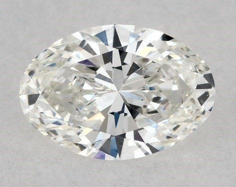 GIA 0.28 Carat H-SI1 Very Good Cut Oval Diamond