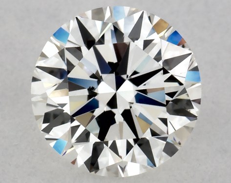 GIA 0.80 Carat H-SI1 Excellent Cut Round Diamond