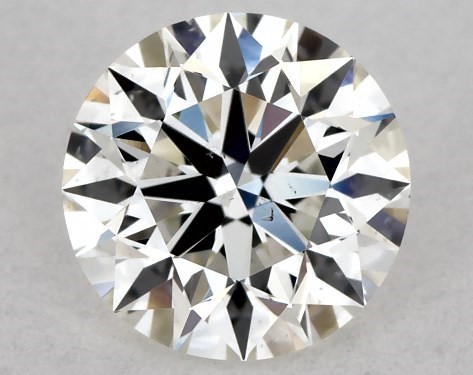 GIA 0.80 Carat H-SI1 Excellent Cut Round Diamond