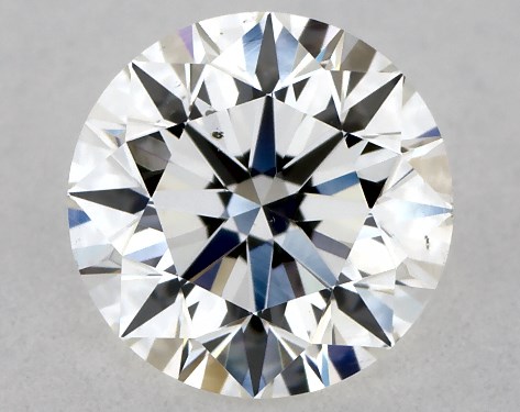 GIA 0.80 Carat H-SI1 Excellent Cut Round Diamond