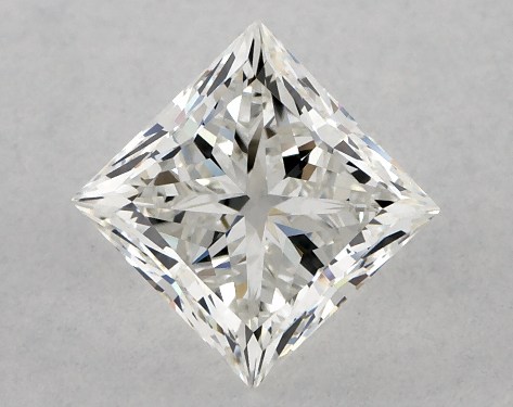 GIA 1.01 Carat H-VS1 Ideal Cut Princess Diamond