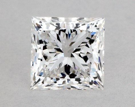 GIA 1.01 Carat F-VS2 Ideal Cut Princess Diamond
