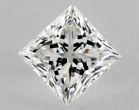 GIA 1.01 Carat H-VS2 Ideal Cut Princess Diamond