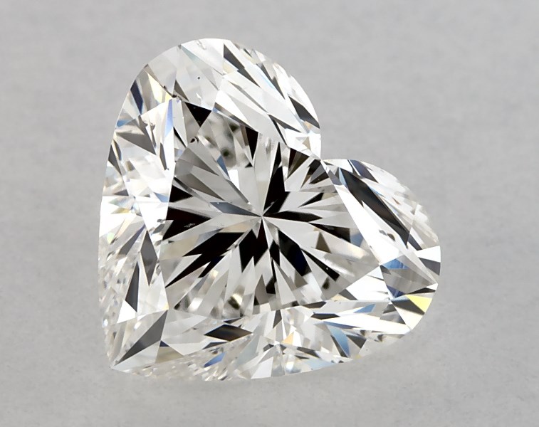 1.54 carat heart diamond, G SI1