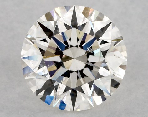 GIA 1.02 Carat H-SI2 Excellent Cut Round Diamond