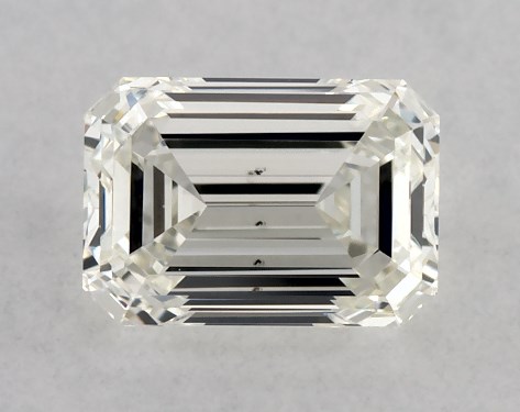 GIA 0.50 Carat K-SI1 Very Good Cut Emerald Diamond