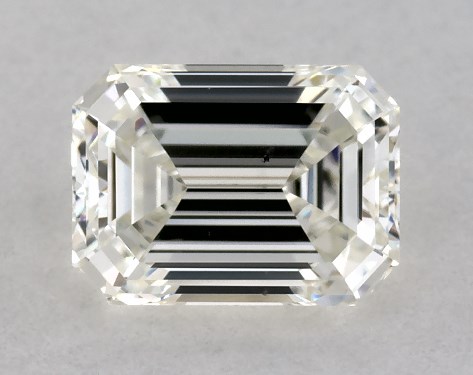GIA 0.50 Carat J-SI1 Good Cut Emerald Diamond