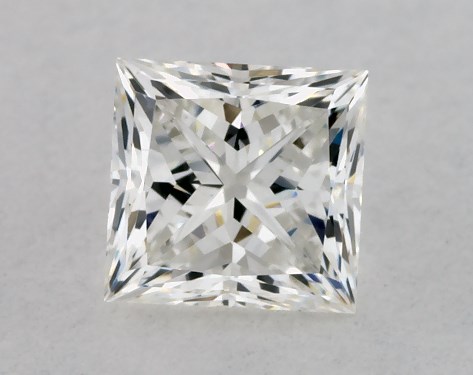GIA 0.50 Carat H-VS2 Ideal Cut Princess Diamond