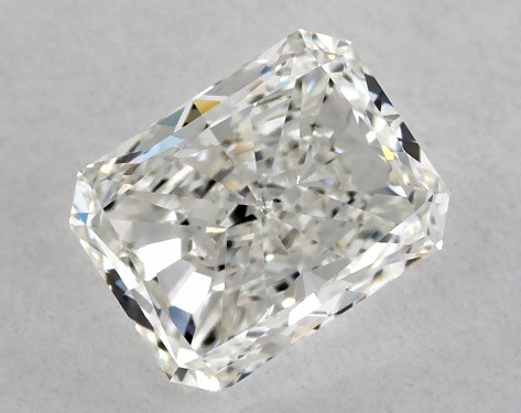 GIA 1.00 Carat H-VS2 Good Cut Radiant Diamond
